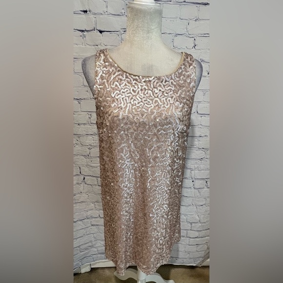 Delia’s light pink sequin dress Size Large - Picture 1 of 7